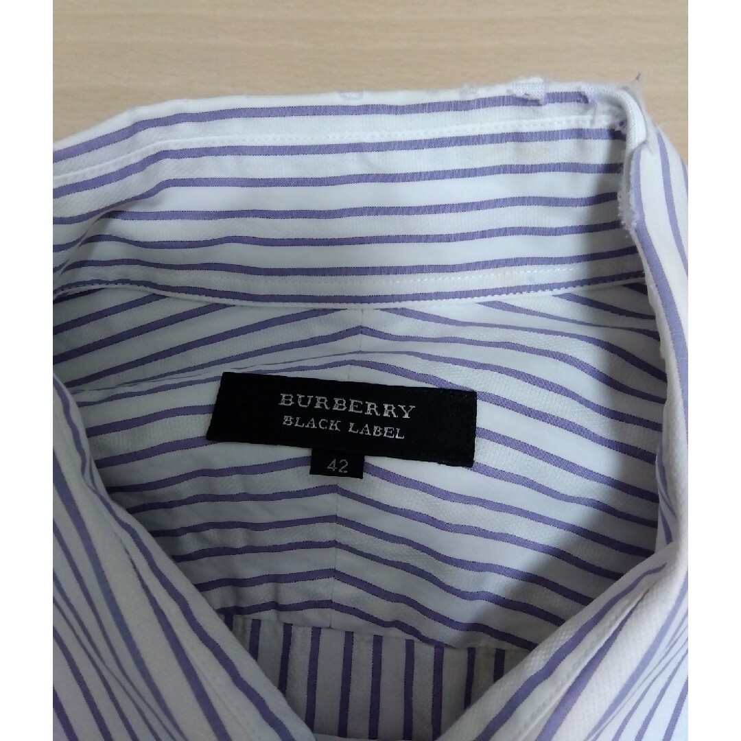 BURBERRY BLACK LABEL(バーバリーブラックレーベル)のBURBERRY   ストライプシャツ メンズのトップス(シャツ)の商品写真