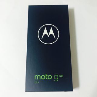 モトローラ(Motorola)の新品未開封　モトローラ　motorola moto g53j 5G ブラック(スマートフォン本体)