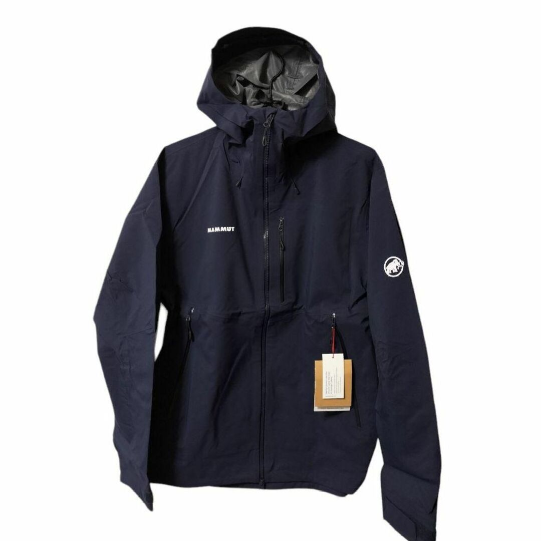 Mammut(マムート)の【新品】MAMMUT Alto Guide Hooded Jkt XL ネイビー スポーツ/アウトドアのアウトドア(登山用品)の商品写真