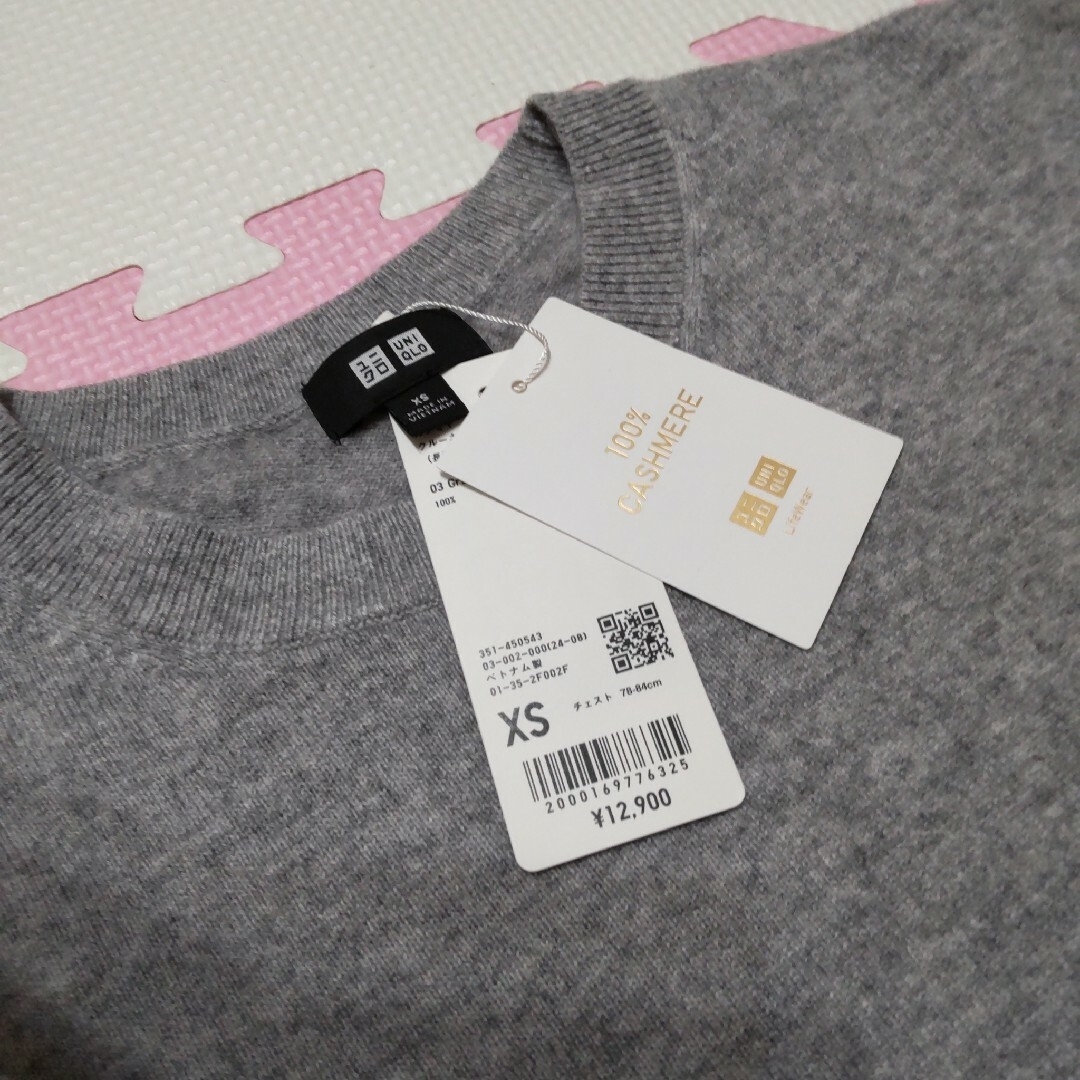 UNIQLO(ユニクロ)のユニクロ カシミア100％ 新品タグ付き レディースのトップス(ニット/セーター)の商品写真