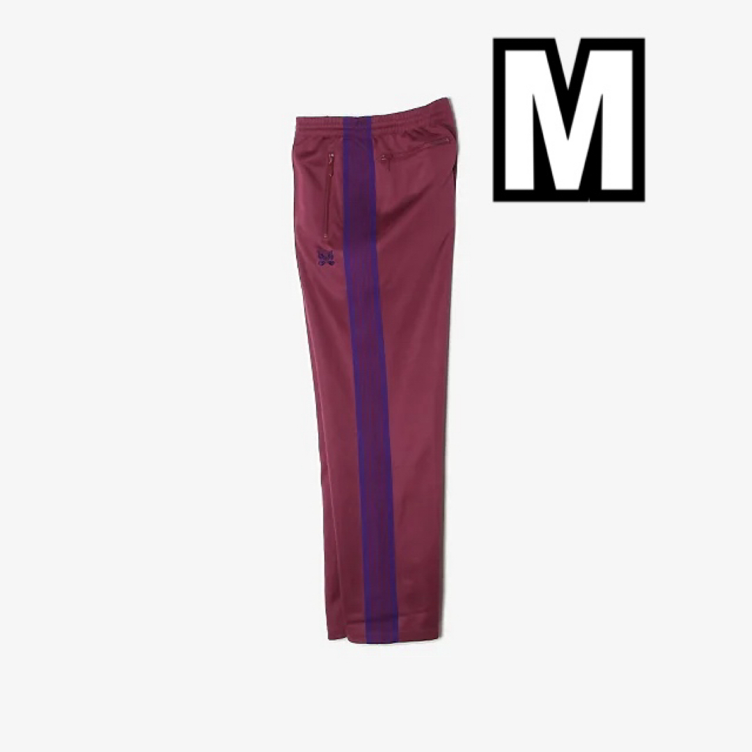 Needles Track Pant -Poly Smooth WINE Mメンズ