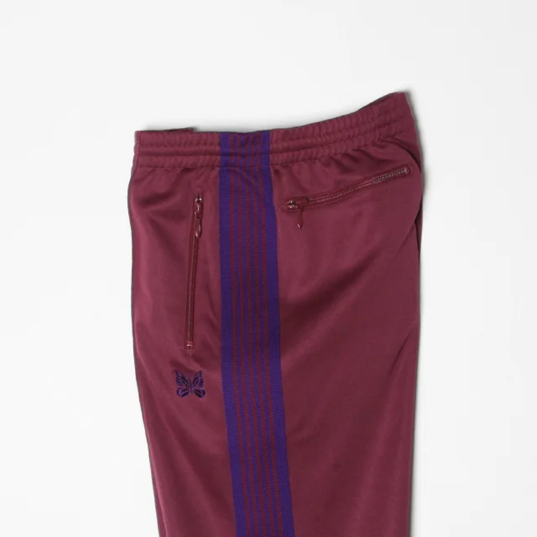 Needles Track Pant -Poly Smooth WINE Mメンズ