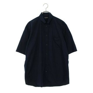 バレンシアガ(Balenciaga)のバレンシアガ  21SS  621912 TIM39 バックロゴ半袖シャツ メンズ 37(シャツ)