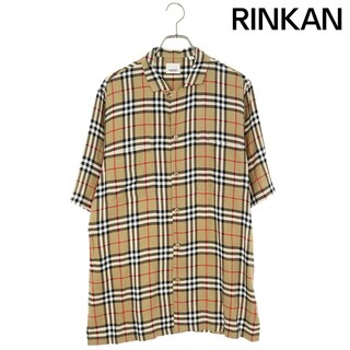 バーバリー(BURBERRY)のバーバリー  20SS  8025821 胸ポケットノヴァチェックオーバーサイズ半袖シャツ メンズ S(シャツ)