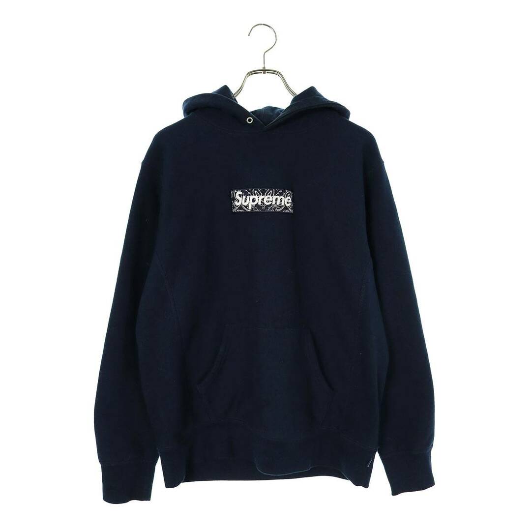 シュプリーム 19AW Bandana Box Logo Hooded Sweatshirt バンダナボックスロゴプルオーバーパーカー メンズ M |  フリマアプリ ラクマ