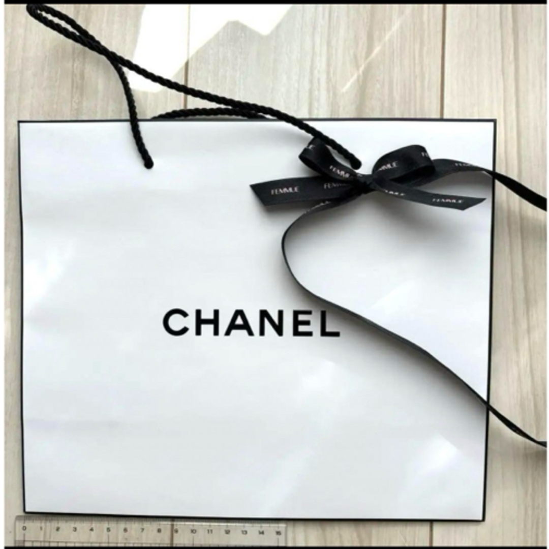 CHANEL(シャネル)のシャネル　ショッパー　ファミュ　ラッピングリボン レディースのバッグ(ショップ袋)の商品写真