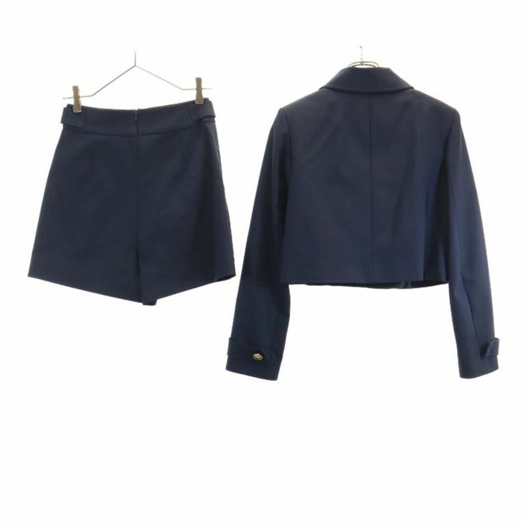 ZARA - ザラ ショートパンツ スーツ セットアップ S ネイビー系 ZARA - ザラ ショートパンツ スーツ セットアップ S ネイビー系