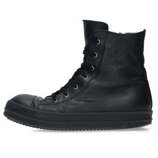 リックオウエンス(Rick Owens)のリックオウエンス  RAMONES ラモーンズレザーハイカットスニーカー メンズ 42(スニーカー)