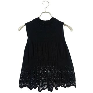 マメ(mame)のマメ  21SS  MM21SS-KN025 Curtain Motif Knitted Vest カーテンモチーフニットベスト レディース 2(ベスト/ジレ)