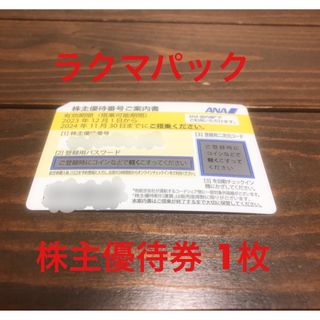 ANA 全日空 株主優待券 1枚(航空券)