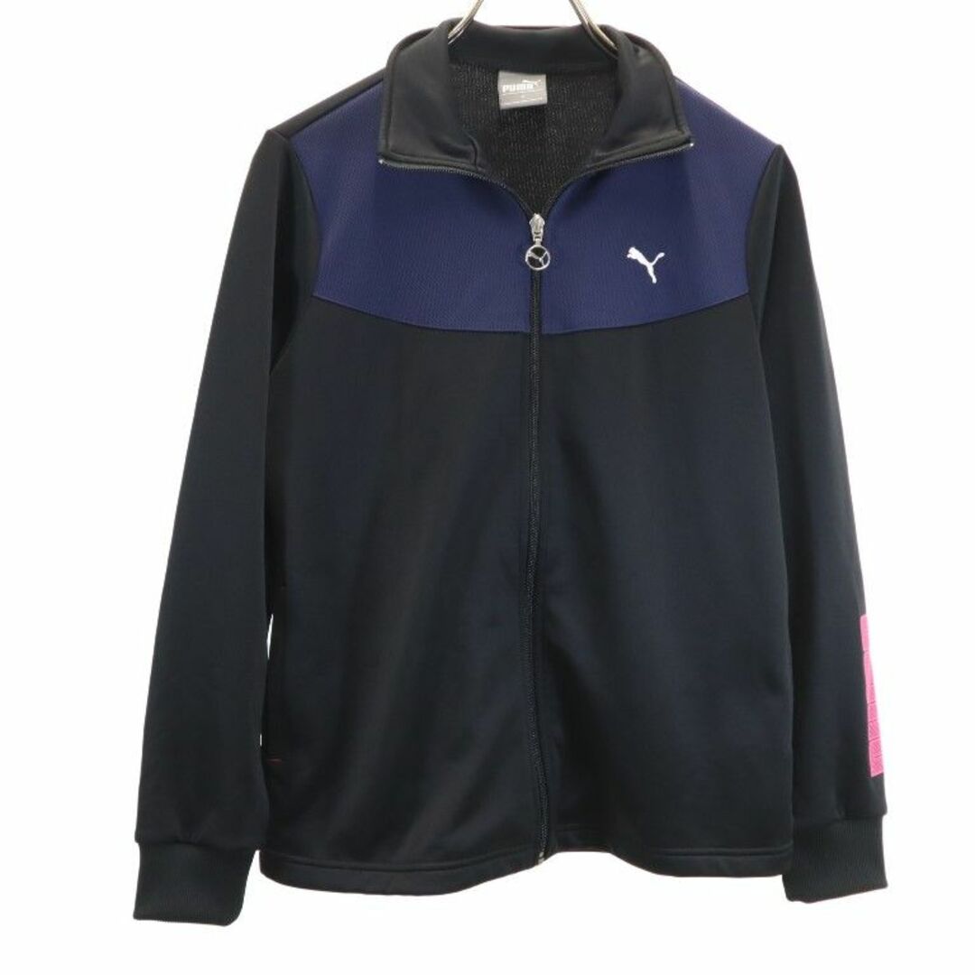 PUMA(プーマ)のプーマ ジャージ 上下 セットアップ 上 M / 下 S ブラック系 PUMA レディース 【中古】  【240104】 レディースのパンツ(その他)の商品写真