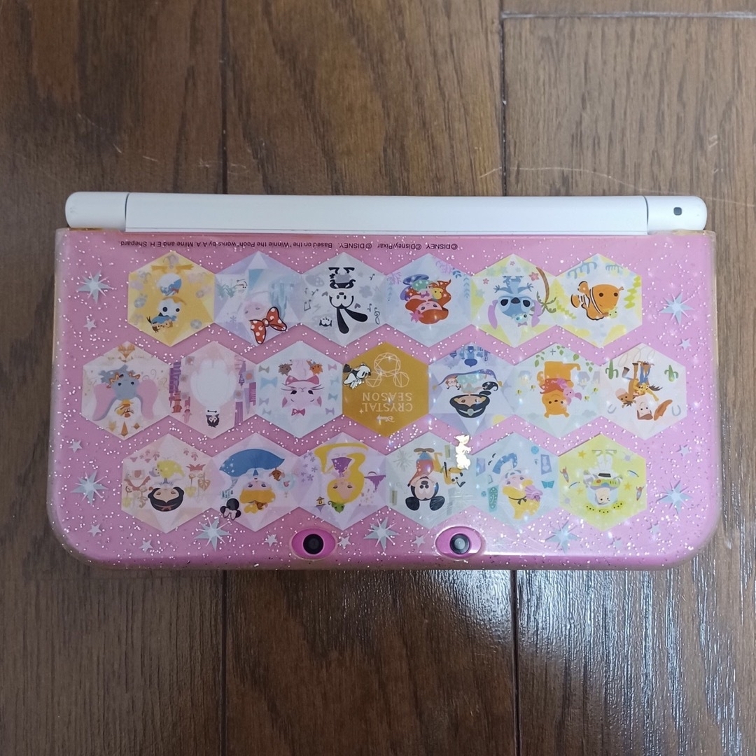 ニンテンドー3DS(ニンテンドー3DS)のNew 3DS LL ピンク×ホワイト 中古 エンタメ/ホビーのゲームソフト/ゲーム機本体(携帯用ゲーム機本体)の商品写真