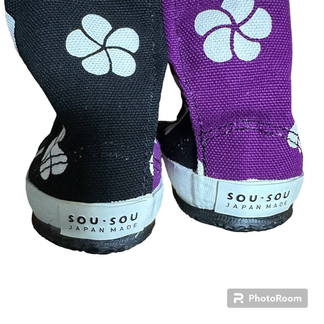 SOU・SOU(ソウソウ)の【試着のみ】sousou 足袋スニーカー 24㎝ レディースの靴/シューズ(スニーカー)の商品写真