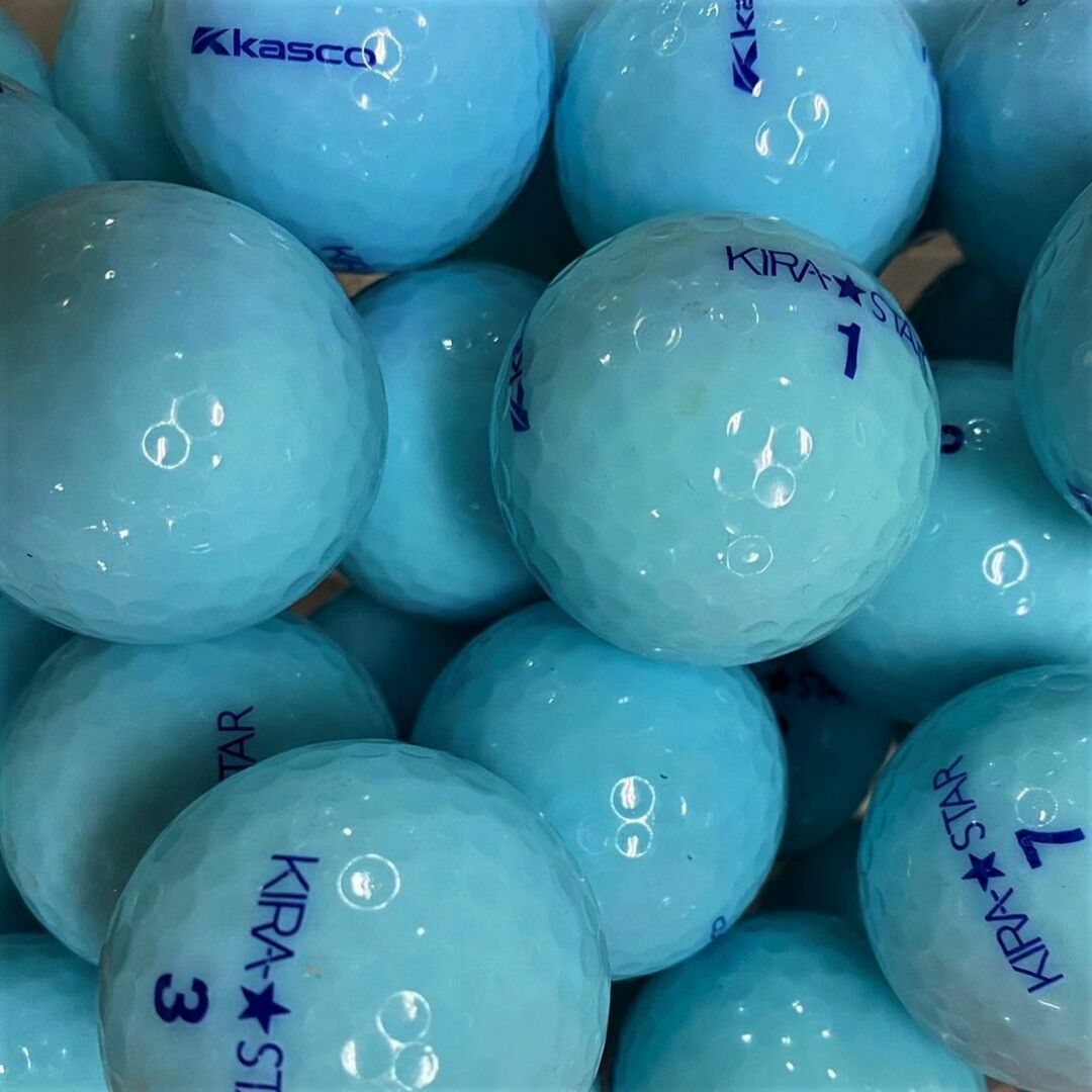 Kasco(キャスコ)の520・ロストボール キャスコ KIRASTAR ブルー 20球 A スポーツ/アウトドアのゴルフ(その他)の商品写真