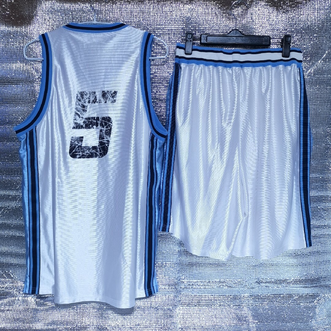 Champion - バスケ部 ユニフォーム チャンピオン 光沢ホワイト Champion - バスケ部 ユニフォーム チャンピオン 光沢ホワイト