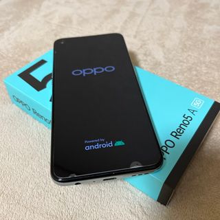 オッポ(OPPO)の（中古）OPPO オッポ Reno5 A 楽天版 128GB アイスブルー(スマートフォン本体)