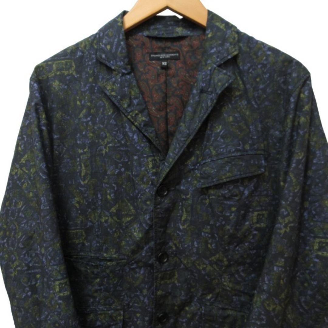 Engineered Garments(エンジニアードガーメンツ)のエンジニアードガーメンツ 美品 ジャケット ブレザー ペイズリー USA製 XS メンズのジャケット/アウター(テーラードジャケット)の商品写真