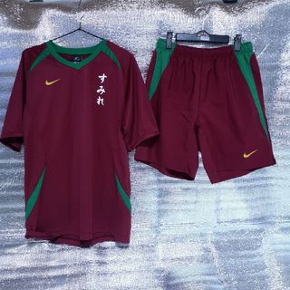 ナイキ(NIKE)のサッカー部　ユニフォーム　ナイキ　赤茶　L(ウェア)