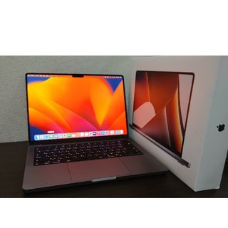 マック(Mac (Apple))のmacbook pro 2021 14インチ　M1pro/16gb/512gb(ノートPC)