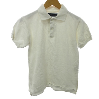 マディソンブルー(MADISONBLUE)のマディソンブルー 鹿の子ポロシャツ カットソー 半袖 白 約XS-S STK(ポロシャツ)