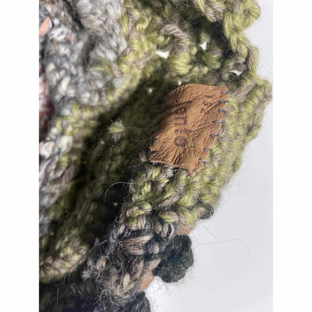 新品未使用　ハンドメイド　浜村花恵　lente-knit ニット編みバッグ ハンドメイドのファッション小物(バッグ)の商品写真