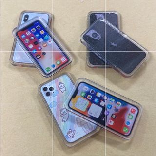 5個　ミニチュア スマートフォン　スマホ　カスタム アイテム ドール用品 ドール(ミニチュア)