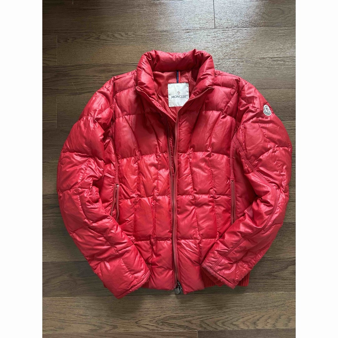 MONCLER - モンクレール MONCLER ダウン 赤 サイズ:1の通販 by MONCLER - モンクレール MONCLER ダウン 赤 サイズ:1の通販 by