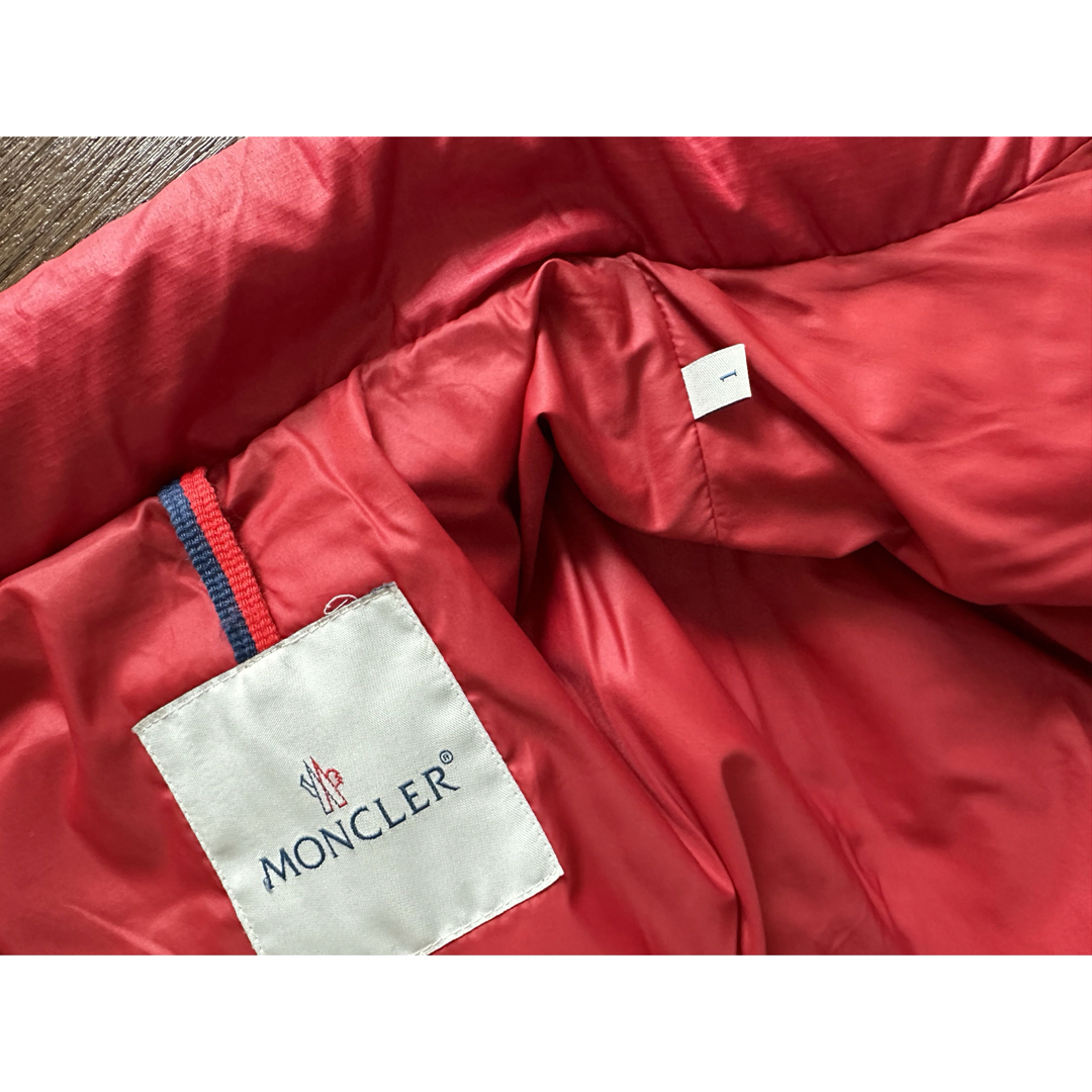 MONCLER - モンクレール MONCLER ダウン 赤 サイズ:1の通販 by MONCLER - モンクレール MONCLER ダウン 赤 サイズ:1の通販 by