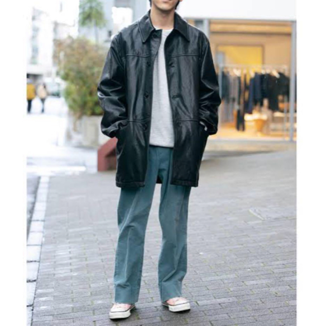 COMOLI 不憫 22aw ラムレザー カーコート COMOLI 不憫 22aw ラムレザー カーコート