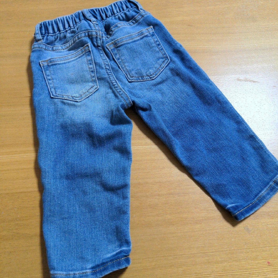 babyGAP シャツ（80cm）デニムパンツ （90cm） 2点セット