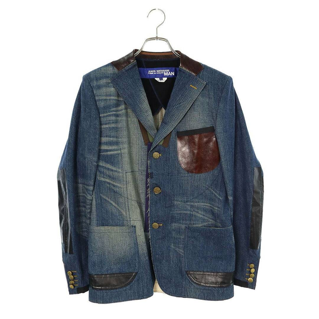 コムデギャルソンジュンヤワタナベマン COMME des GARCONS JUNYA WATANABE MAN  WI-J003 AD2011パッチワークデニムジャケット メンズ Sメンズ