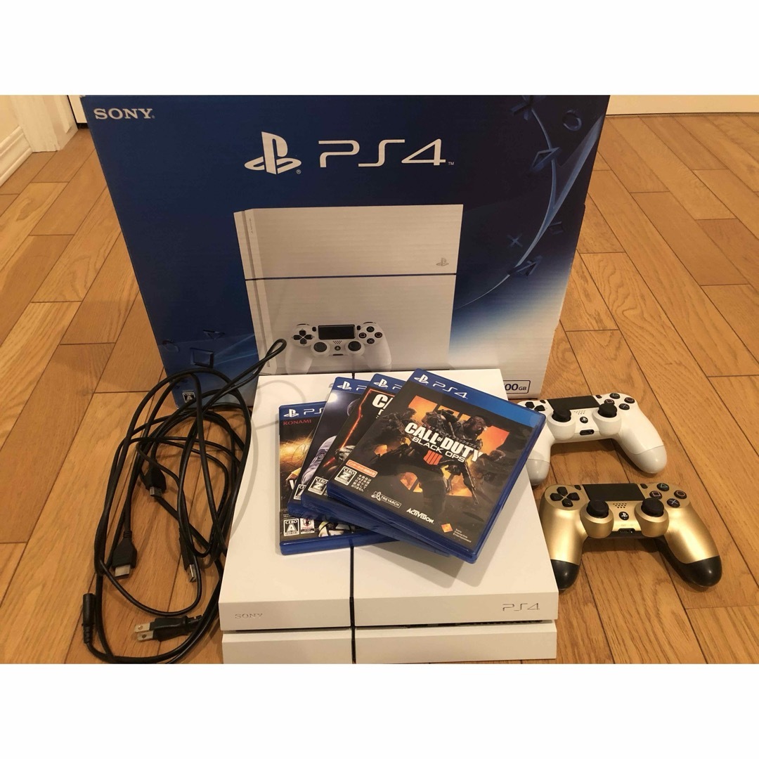 【最短翌日到着】 すぐ遊べる PS4 薄型 本体 プレステ4 おまけソフト付き