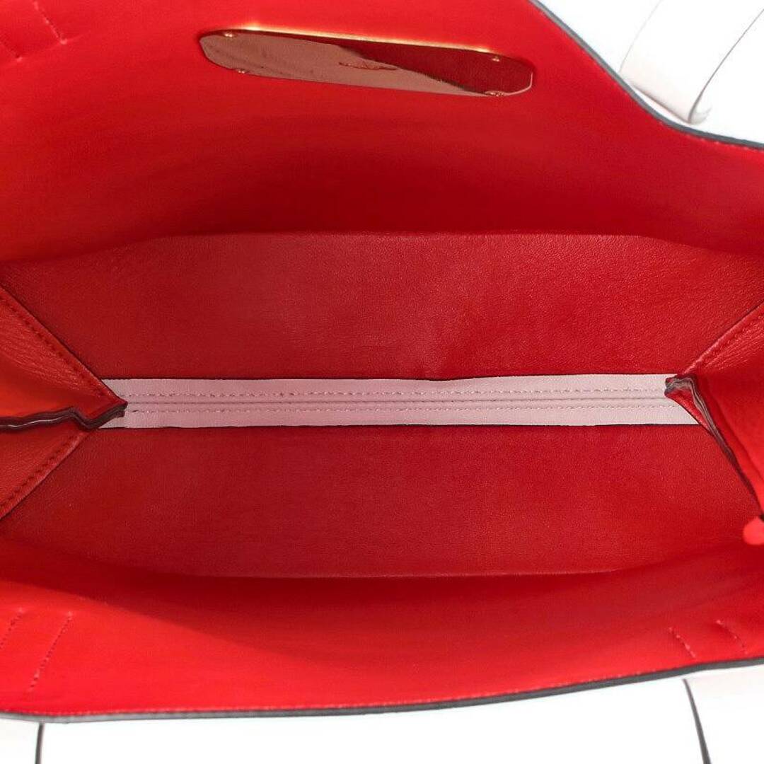 valentino garavani(ヴァレンティノガラヴァーニ)のヴァレンティノガラヴァーニ  V RING ポーチ付きVリングロゴレザートートバッグ メンズ メンズのバッグ(トートバッグ)の商品写真