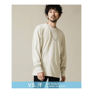 ナノユニバース(nano・universe)の【美品】ナノユニバースAnti SoakedビッグTシャツ(Tシャツ/カットソー(七分/長袖))