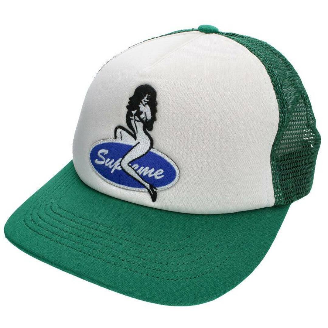 AprilroofsSupreme Pin Up Mesh 5-Panel Cap NG 23fw