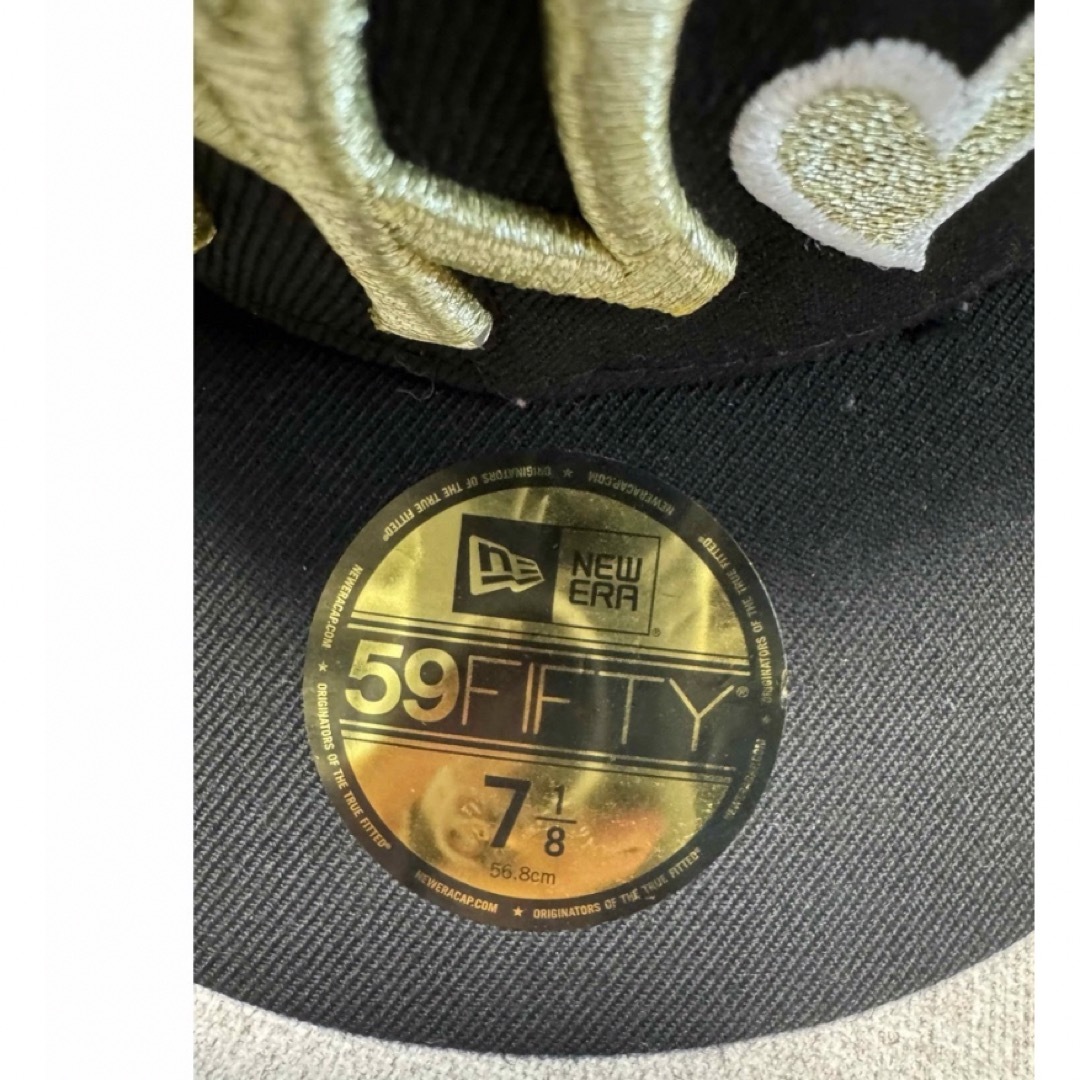 NEW ERA(ニューエラー)のニューエラ　キャップ　帽子　ブラック メンズの帽子(キャップ)の商品写真