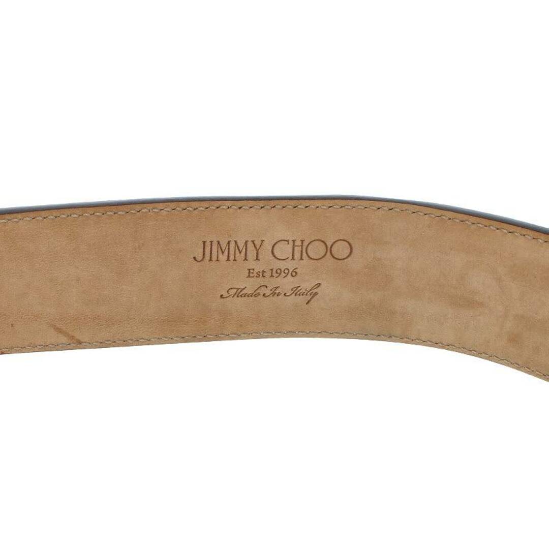 JIMMY CHOO スタースタッズ　ベルト　茶色