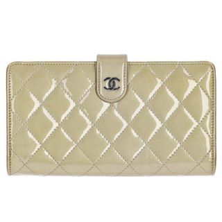 シャネル(CHANEL)のシャネル パテントキルティング長財布 メンズ(長財布)