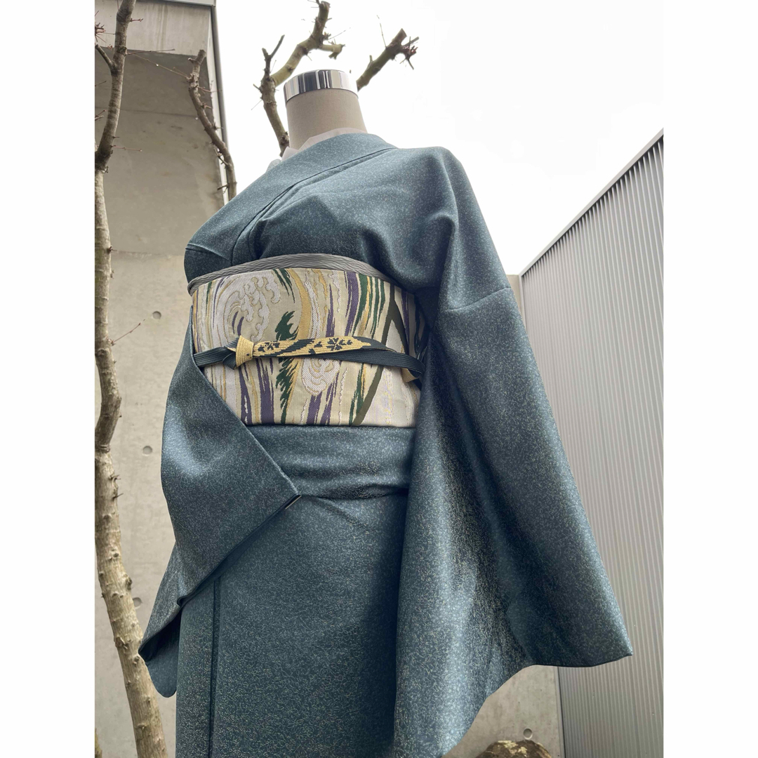 色無地久保田一竹工房落款 色無地久保田一竹工房落款