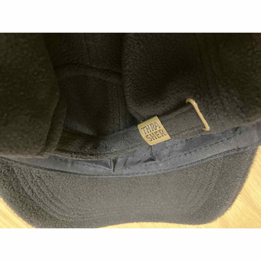 THRASHER(スラッシャー)のTHRASHER ロゴボアキャップ　BLK  メンズの帽子(キャップ)の商品写真