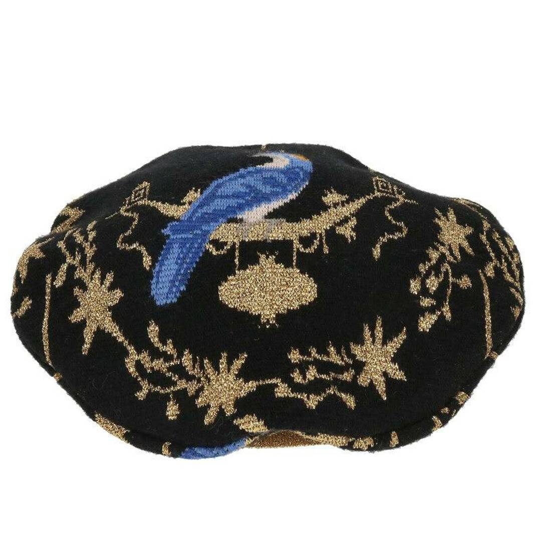 Gucci(グッチ)のグッチ エンブロイダリーニットベレー帽ハット レディース M レディースの帽子(ハンチング/ベレー帽)の商品写真