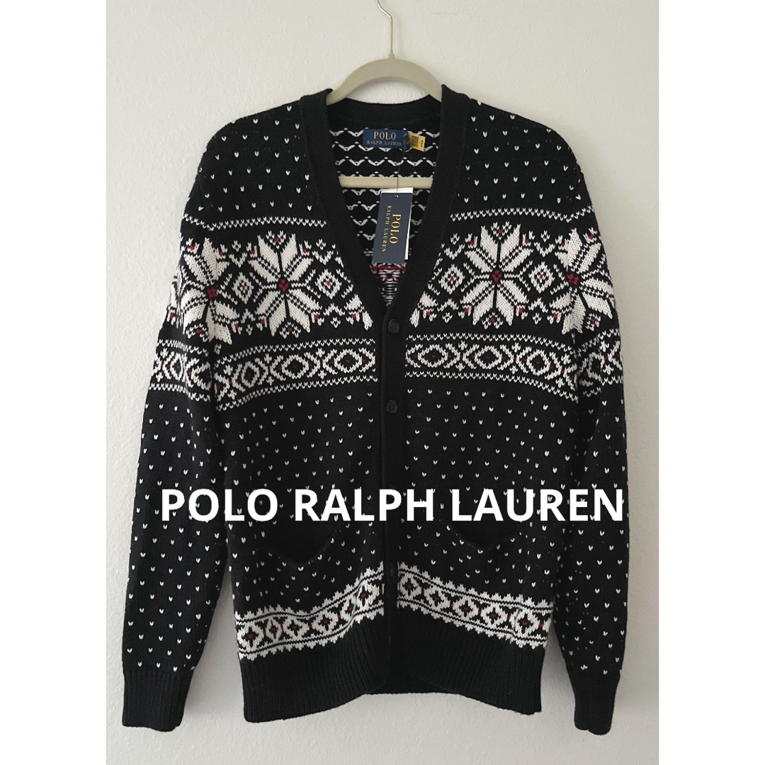 POLO RALPH LAUREN(ポロラルフローレン)のPOLO ラルフローレン　カーディガン　セーター　米国購入　新品 メンズのトップス(カーディガン)の商品写真