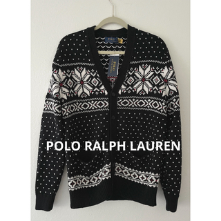 ポロラルフローレン(POLO RALPH LAUREN)のPOLO ラルフローレン　カーディガン　セーター　米国購入　新品(カーディガン)