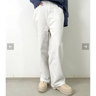 アパルトモンドゥーズィエムクラス(L'Appartement DEUXIEME CLASSE)の【upper hights / アッパーハイツ】WIDE DENIM(デニム/ジーンズ)