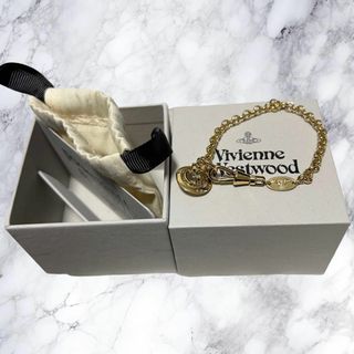 ヴィヴィアンウエストウッド(Vivienne Westwood)の【新品】ヴィヴィアンウエストウッド ペッティ オーブ ブレスレット ゴールド(ブレスレット/バングル)