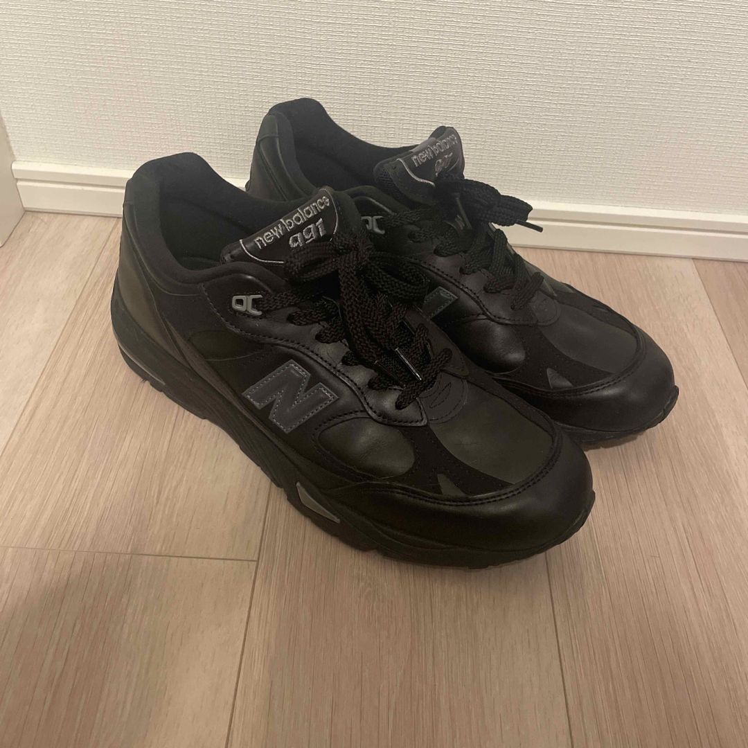 New Balance - ニューバランス 991 オールブラックレザー 28.5 New Balance - ニューバランス 991 オールブラックレザー 28.5