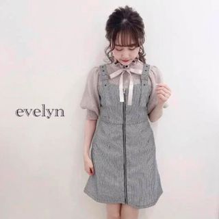 evelyn エブリン ギンガムチェック ジャンパースカート ワンピース(ミニワンピース)