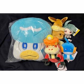 ピカピカボックス2024 ポケモン ふわふわクッション クワッス 外箱完備 新品(キャラクターグッズ)