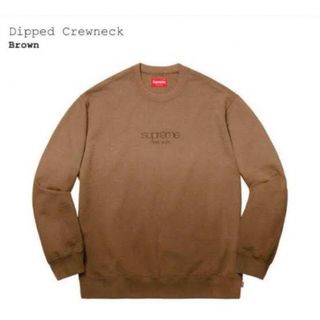 シュプリーム(Supreme)のSupreme 19SS Dipped Crewneck スウェット　Sサイズ(スウェット)