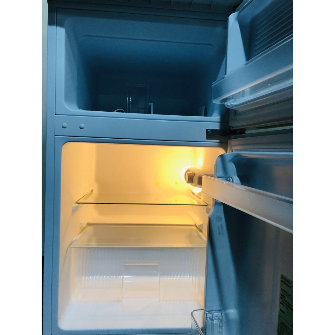冷凍冷蔵庫 IRR-A09TW-W アイリスオーヤマ-